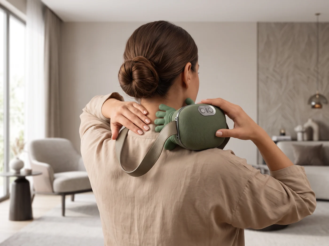 المدلك الالي بالحرارة لمعالجة تصلب وتشنج العضلات – Relax Pro 4D