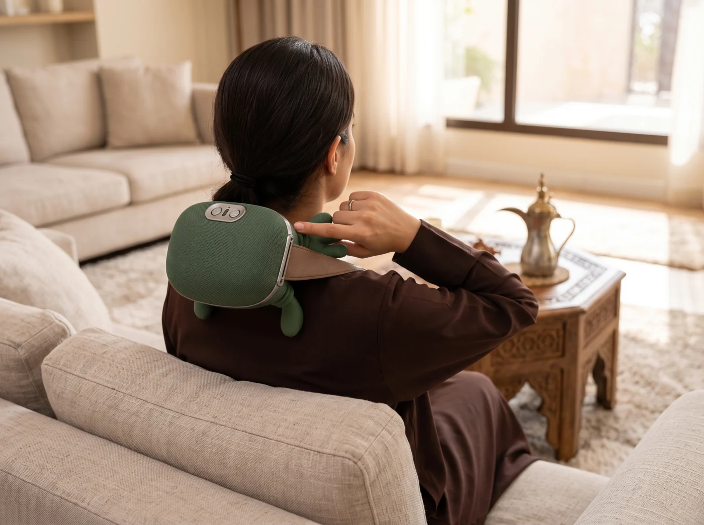 المدلك الالي بالحرارة لمعالجة تصلب وتشنج العضلات – Relax Pro 4D